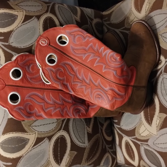 Tony Lama Shoes - Womens Tony Lama Buckaroo Pink Cowboy Boots 9.5 Never Worn